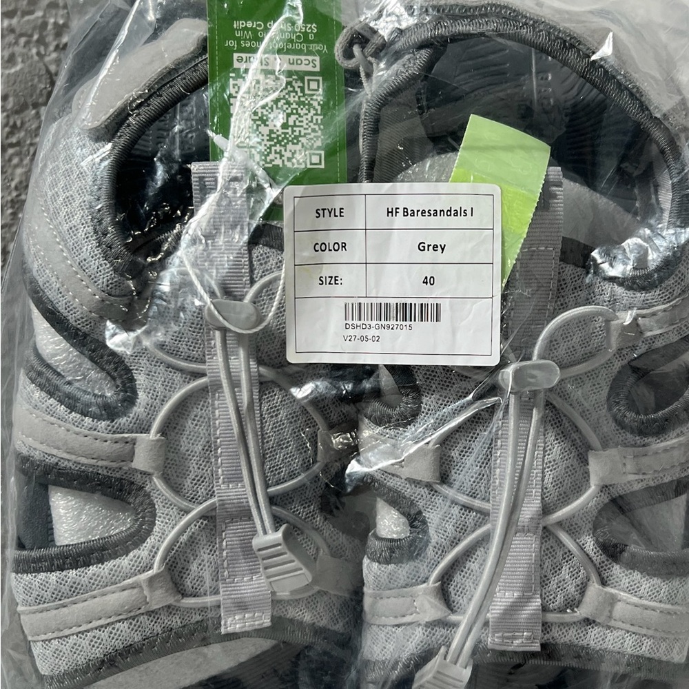 HF Baresandals I Ergonomic Lightweight Barefoot Sandals grey EU 40 men’s 7-7.5 - Picture 10 of 13